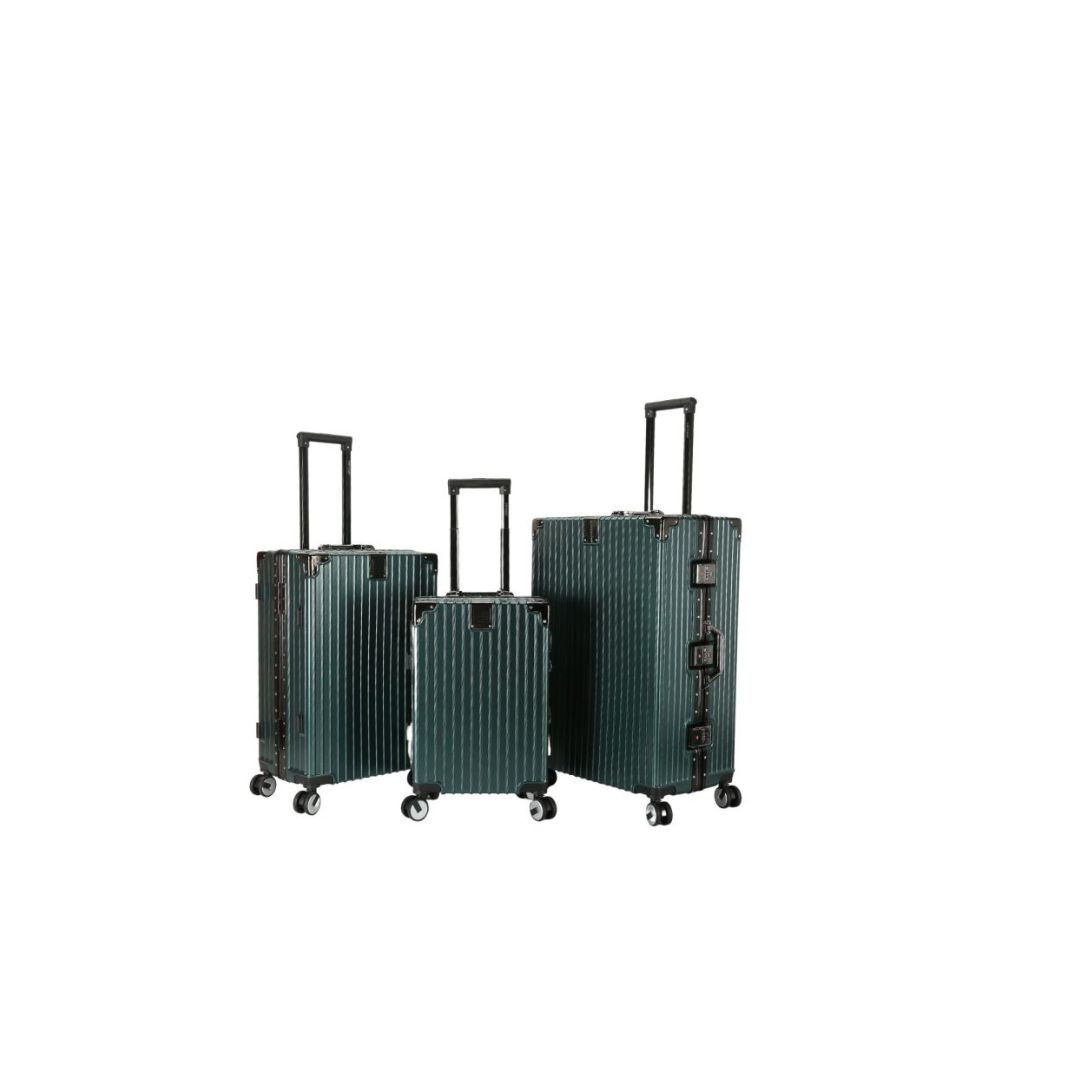 VIPTOUR PC Hard Side Zipperless Luggage Set of 3 PCS Suitcase 360° Rotational Wheels And Lockable System Travel Bag, VT-PC414