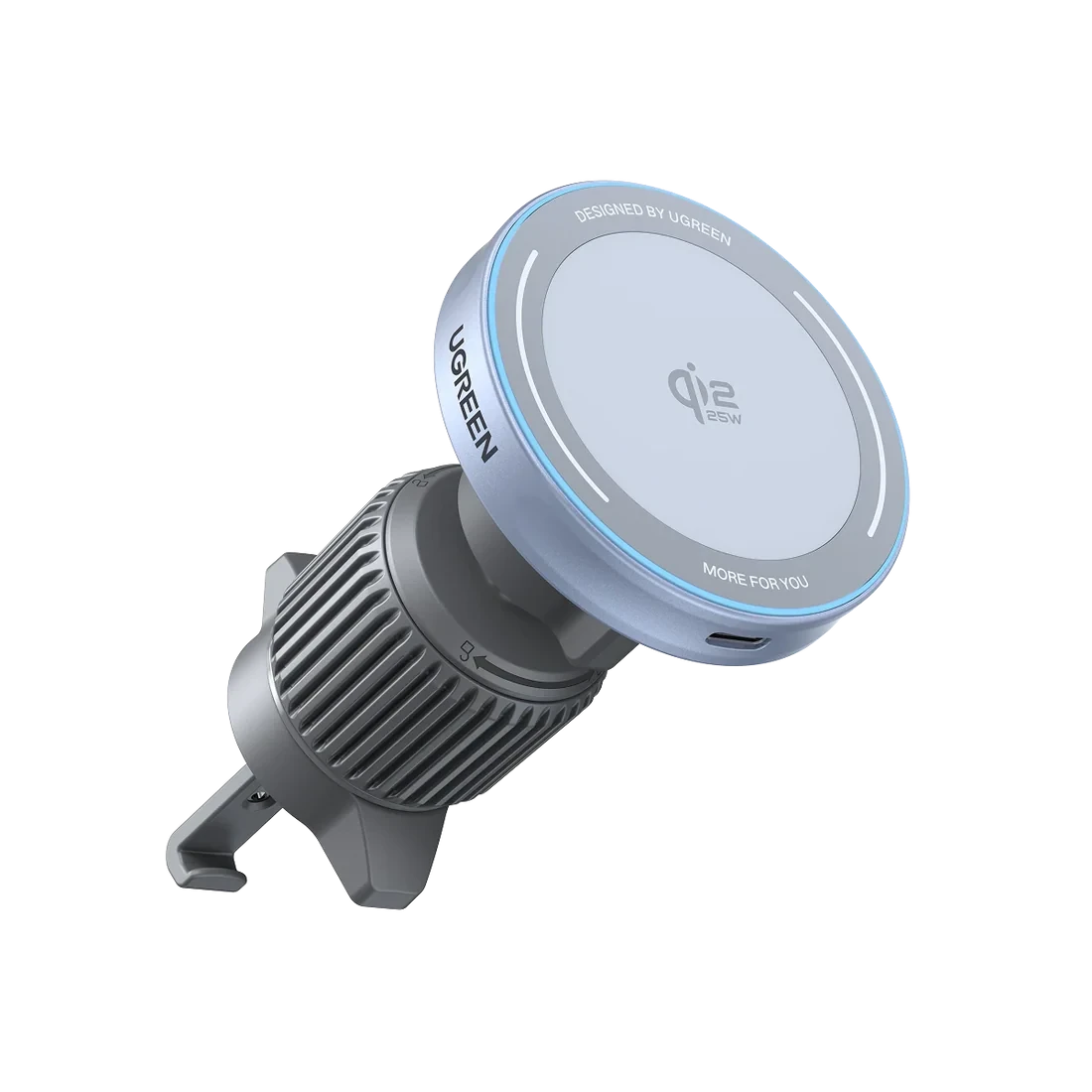 UGREEN MagFlow Magnetic Wireless Car Charger 25W (Magsafe-Compatible)