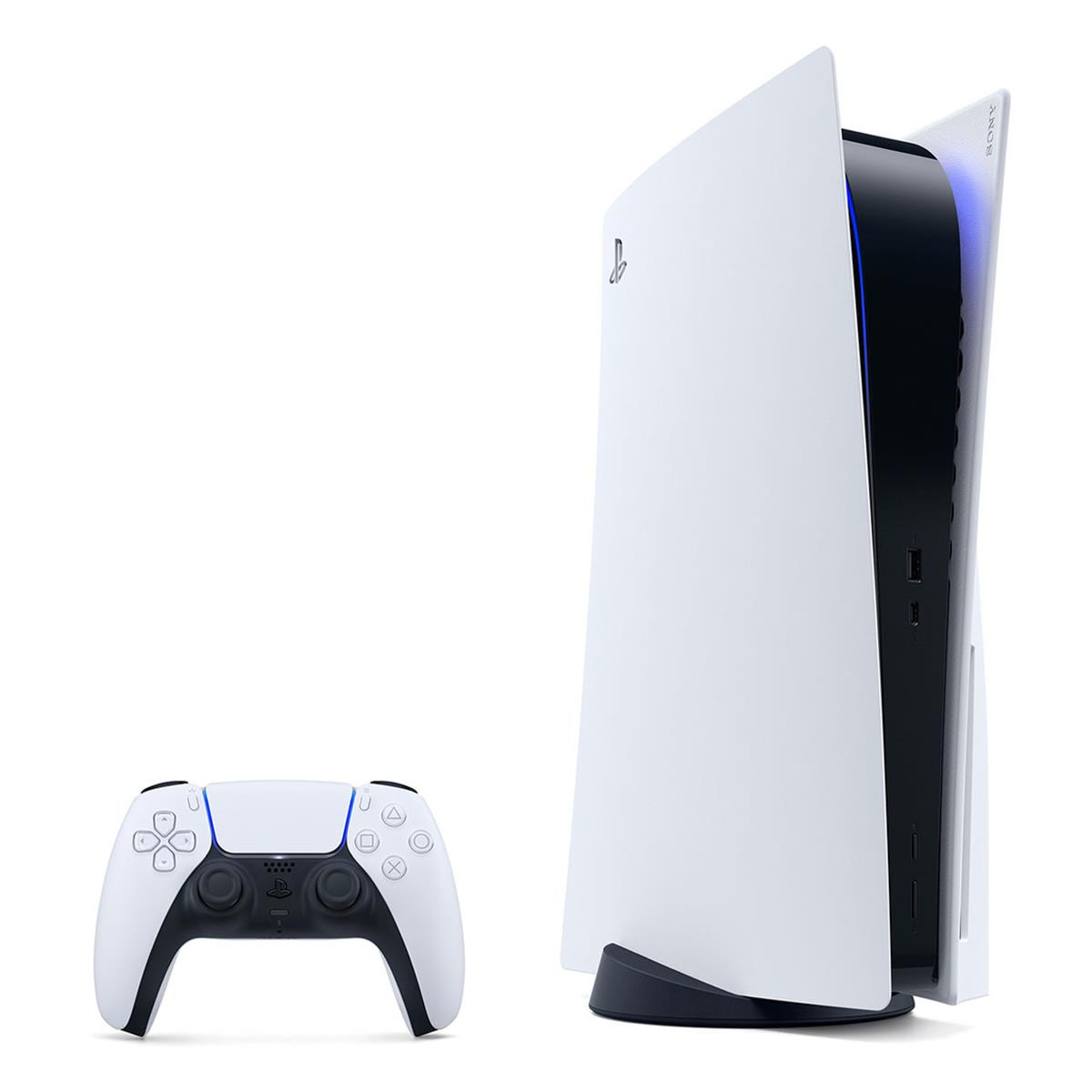 PlayStation 5 Digital Edition console from the UAE, with a 1TB solid state drive, 4K gaming capabilities, and included DualSense Wireless Controller.