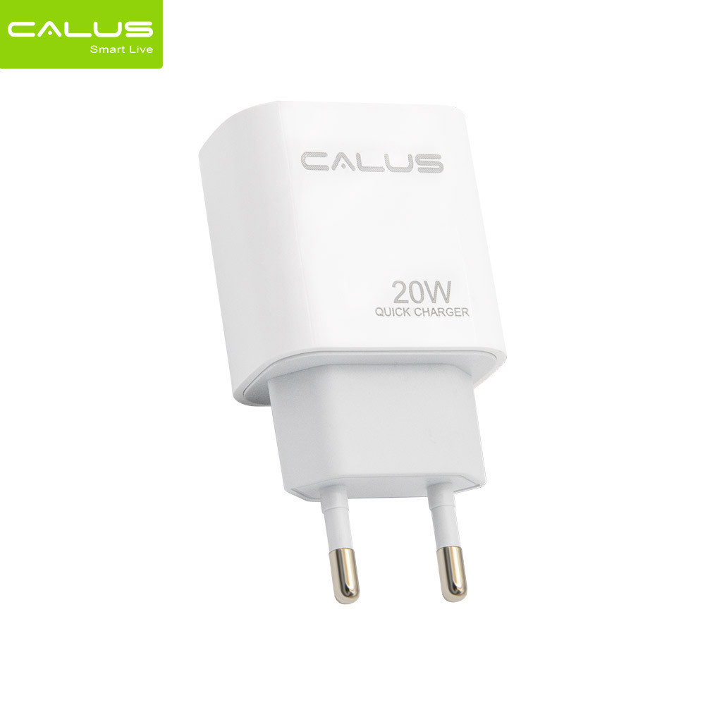 CALUS CA-D8 Charger – A dual USB wall adapter that offers fast charging and has a compact design.