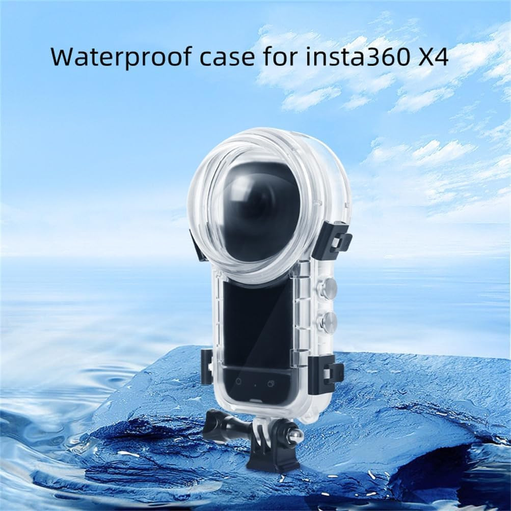 eWINNER Invisible Dive Case Compatible for Insta360 X4, 50m/164ft Waterproof Case
