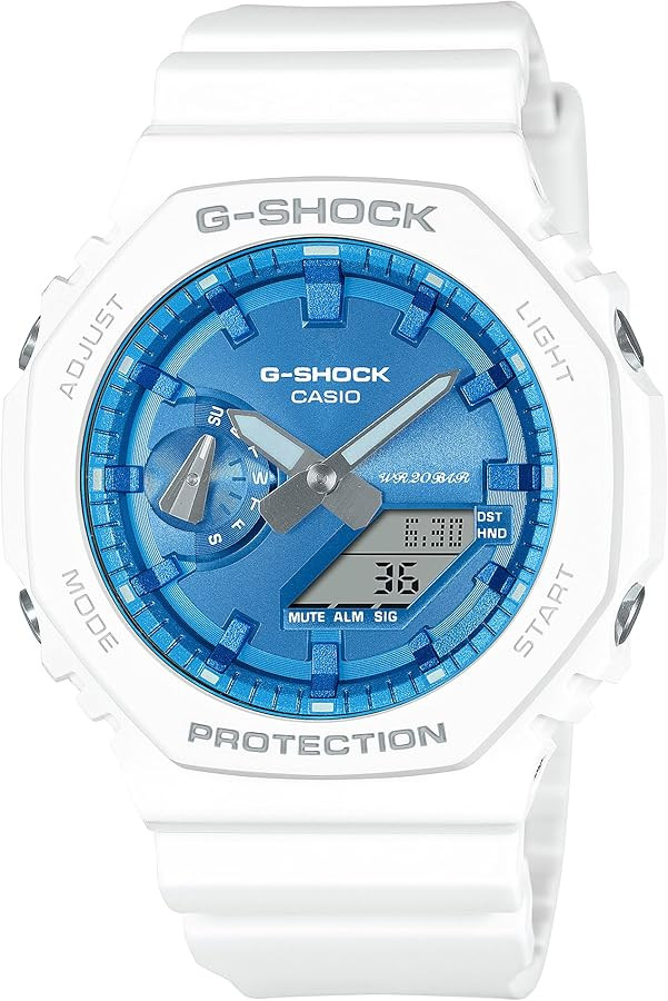 G SHOCK GA 110WS Mens Analog Digital Resin Watch White