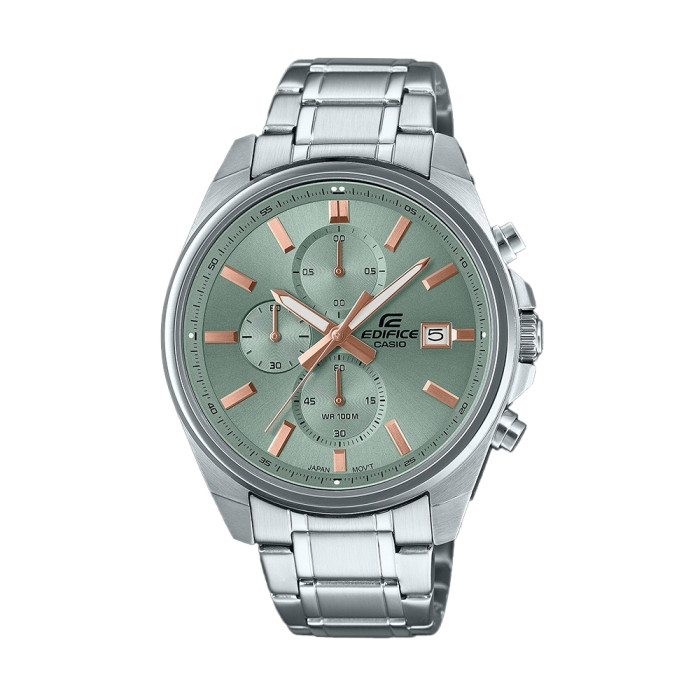 Edifice Standard Chronograph Stainless Steel Men Watch EFV-610DE-3AUDF