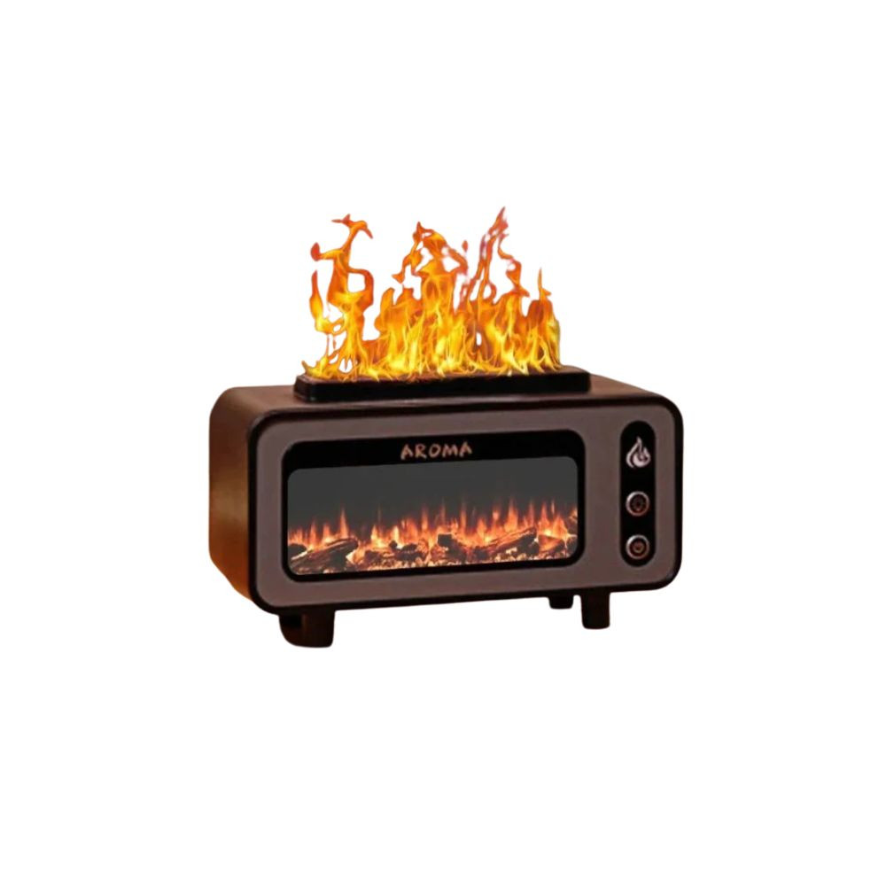 Aroma Fireplace Air Humidifier with Essential Oil Diffuser
