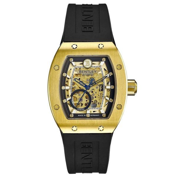 Bentley Men’s Automatic Watch – Luxury Stainless Steel Timepiece for Gentlemen