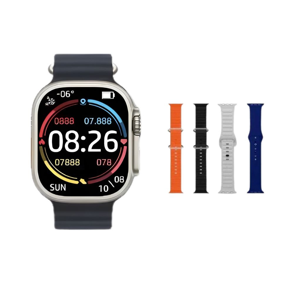 HQ Ultra2 Smart Watch with Bluetooth Calling and Health Monitoring