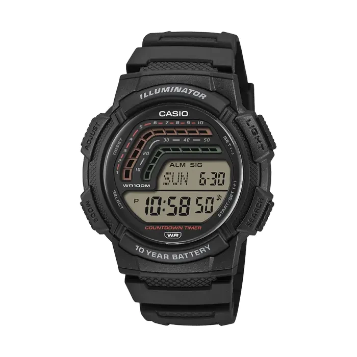 CASIO Men Watch WS-1800-1AVDF
