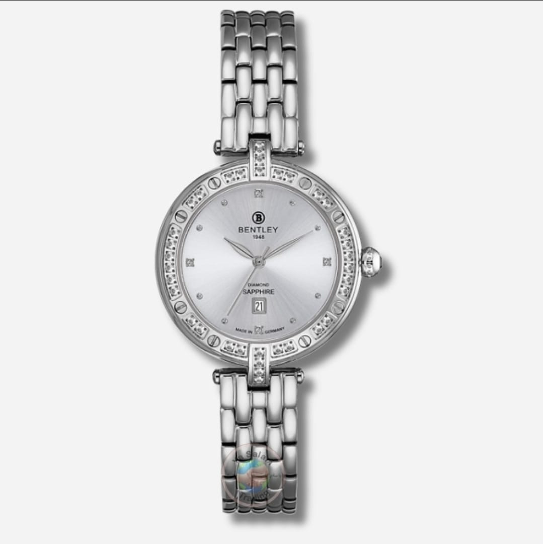 Bentley Women’s Diamond Quartz Watch – Elegant Stainless sword Luxury timer