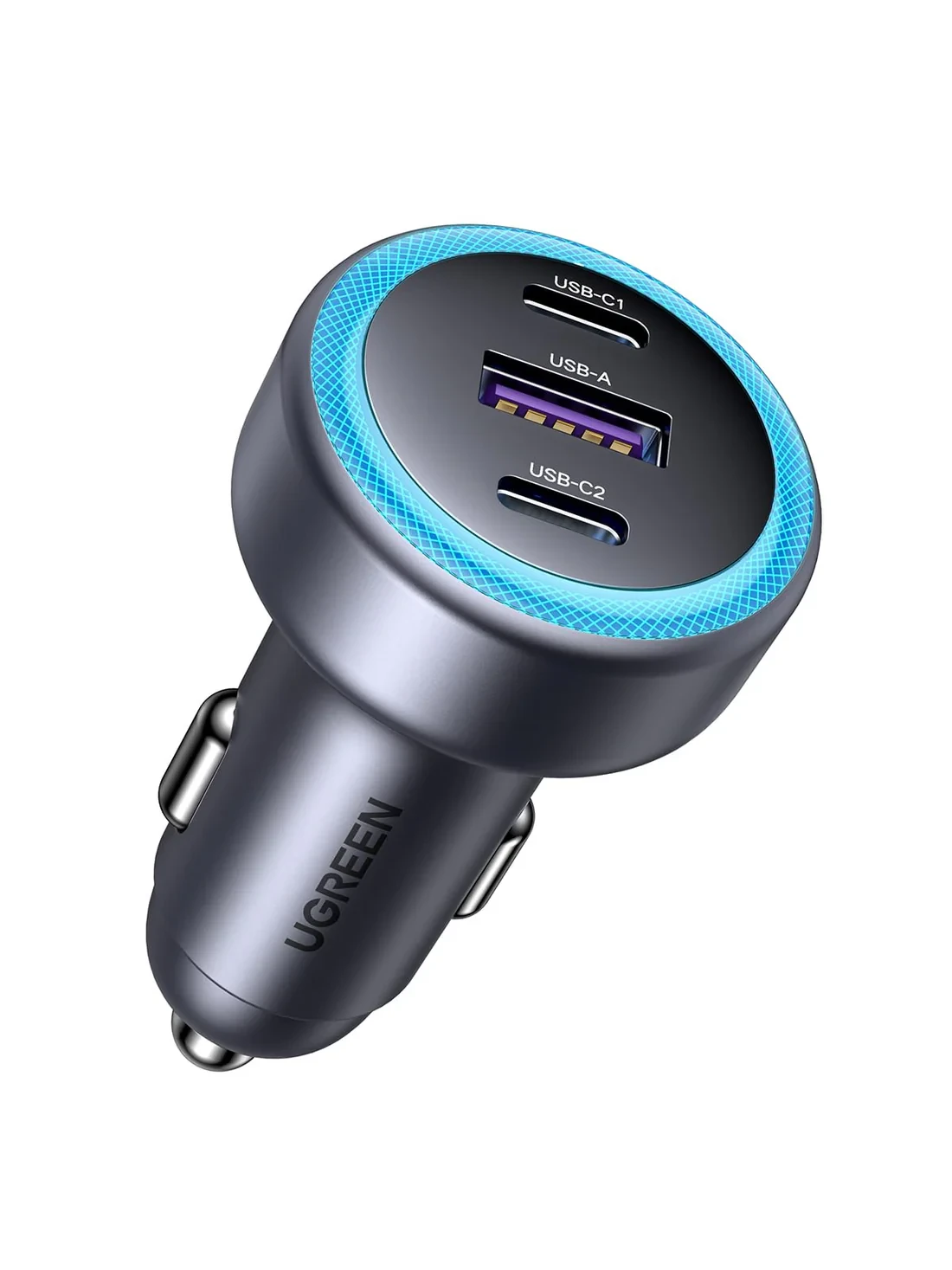 UGREEN Car Charger 3 Port 30W (2C1A)
