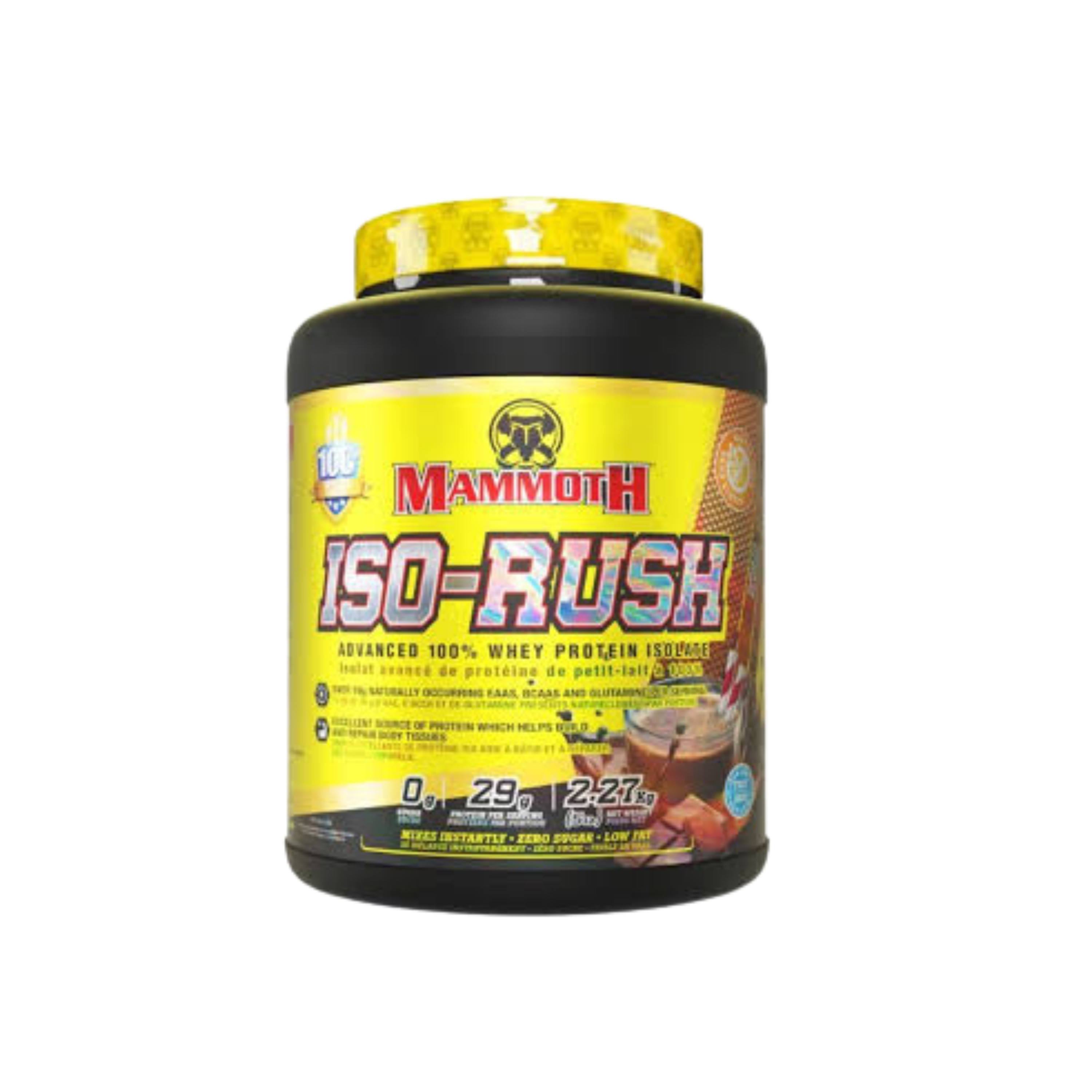 Mammoth ISO-RUSH Whey Protein Isolate Fast-Absorbing Protein for Lean Muscle Recovery