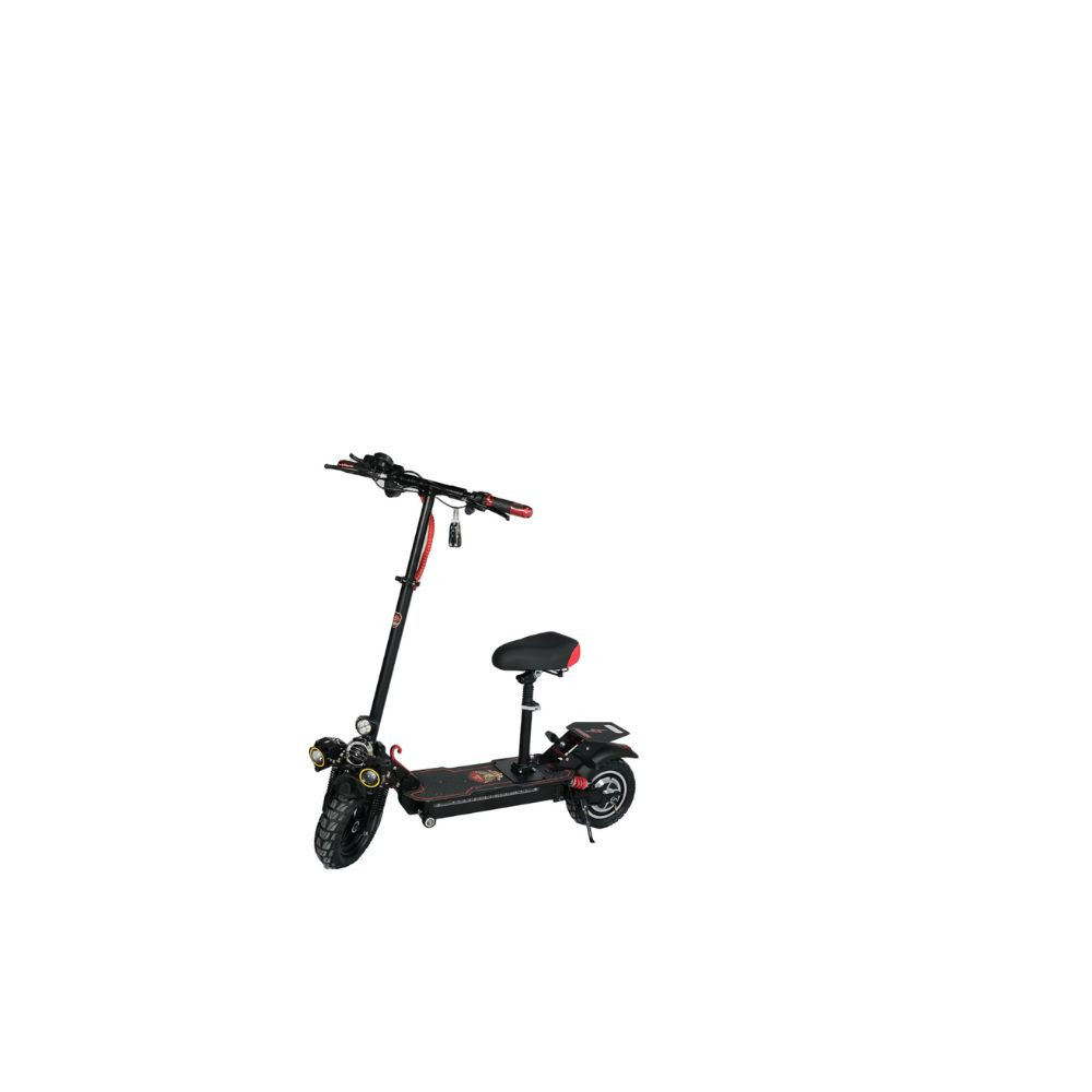 E Scooter E10 Motor 2000W Full Foldable 48V 13Ah Improved 25 To 35 km Include Anti Theft RC Red