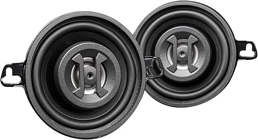 Hifonics Zeus ZS35CX 3.5 Inch 2 Way 125W Car Audio Coaxial Speakers with Mylar Dome Tweeter and Alpha Cellulose Poly Woofers, Pair