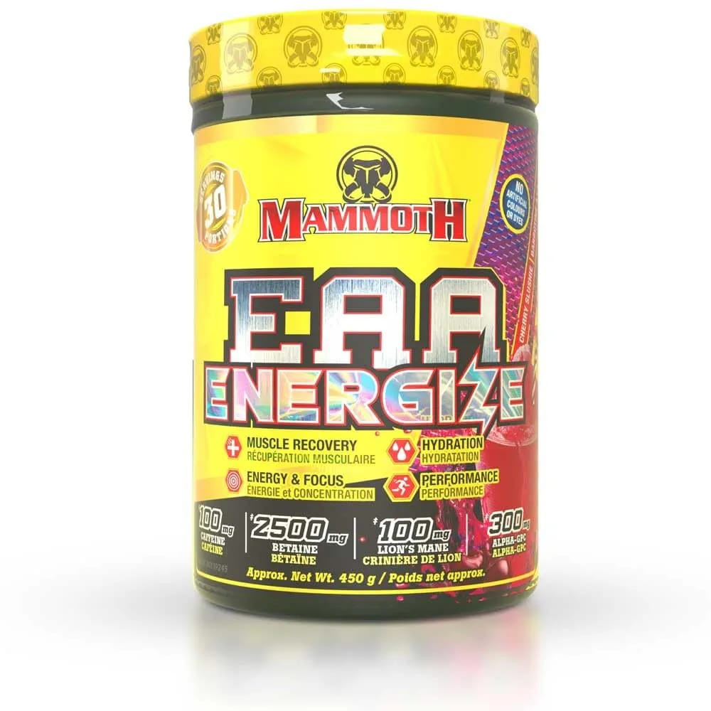 Mammoth EAA Energize  Energy, Focus & Muscle Recovery Formula 60 Servings