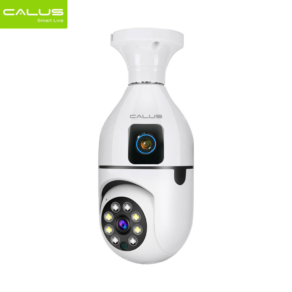 CALUS E27 Pro Portable Wireless Security Camera Two Way Audio, WiFi